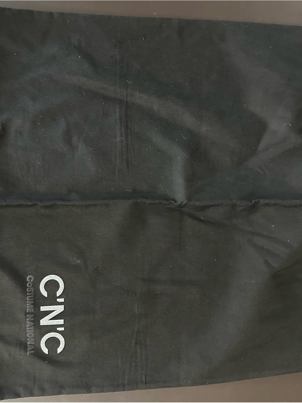CNC Costume National Black Logo Dust Bag